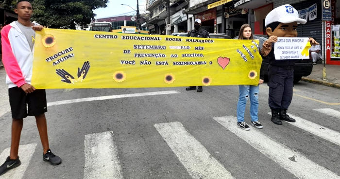 Campanha 'Setembro Amarelo' em Teresópolis - Foto: AsCom PMT